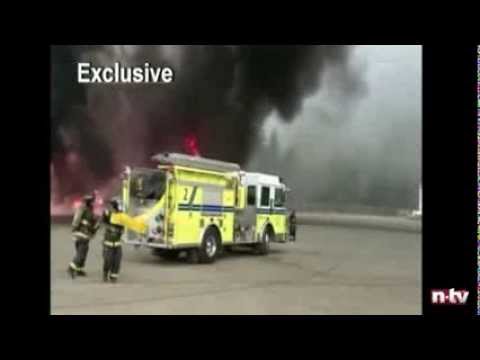 Benzin statt Wasser  Löschübung in Washington geht schief