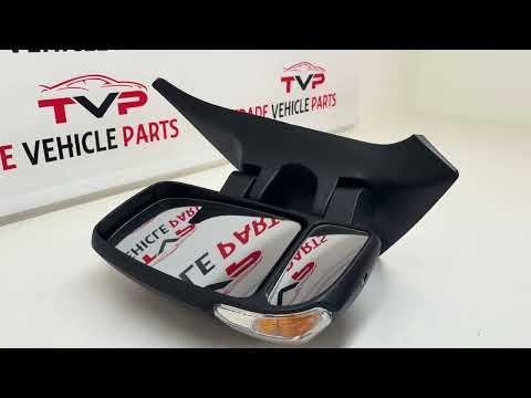 For Vauxhall Movano 2010-2023 Door Wing Mirror Electric Heated With Indicator Short Arm Black Left Side video