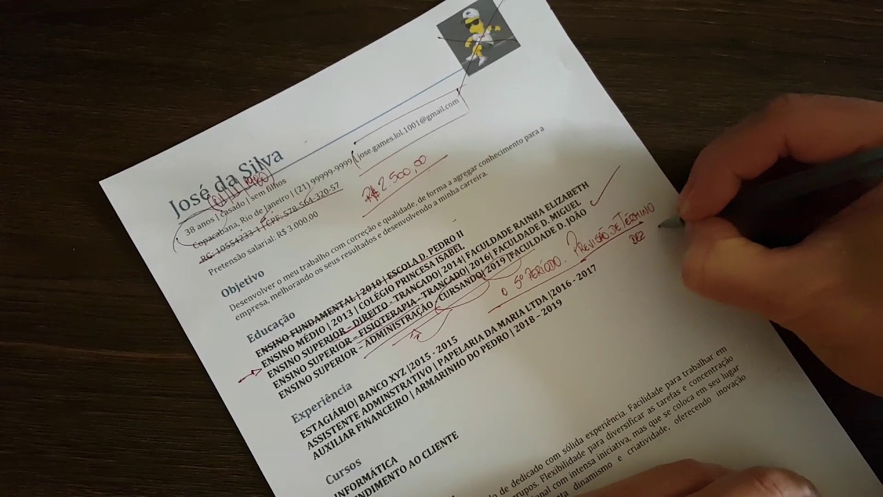 Processo Seletivo: Como elaborar um currículo sem erros