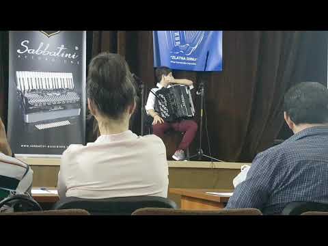 Milena Minić 2. Mesto "Zlatna dirka" Prva harmonika Vojvodine 2019.