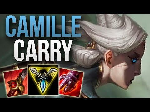 INSANE CAMILLE CHALLENGER SOLO CARRY GAMEPLAY! | CHALLENGER CAMILLE JUNGLE | Patch 9.21 S9