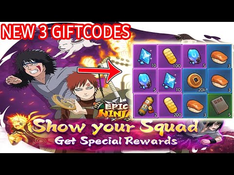 Epic Ninja God & 3 New Giftcodes - Naruto Free VIP2 Android