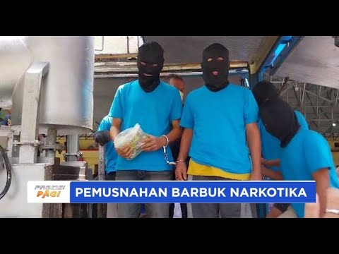 POLRESTA DELI SERDANG PEMUSNAHAN BARANG BUKTI NARKOTIKA
