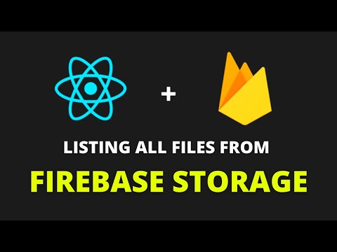 Listing All Your Files From Firebase Storage 🔥 | Retrieving Data From Firebase Cloud Storage