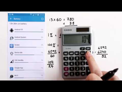 Calculate average battery life