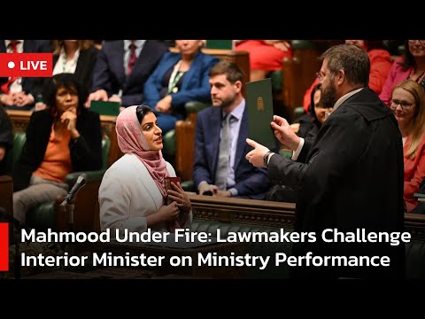 🔴LIVE: UK Interior Minister Mahmood Faces Lawmakers’ Tough Questions | AC1W