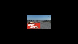 spannende Landung in Bordeaux - Flug von London nach Bordeaux