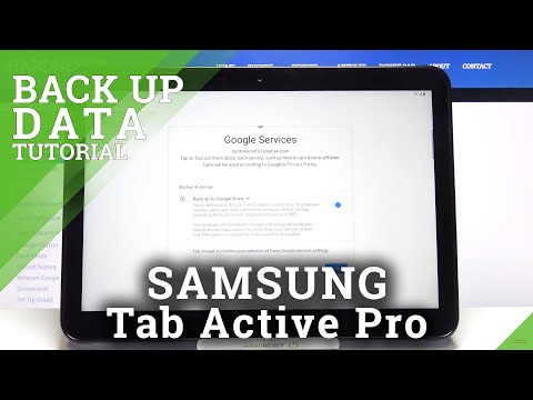 How to Enable Google Backup in SAMSUNG Galaxy Tab Active Pro – Back up Data
