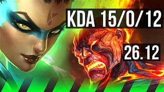 NIDALEE vs BRAND (JGL) | Perfect KDA: 15/0/12 | EUW Challenger | 26.12