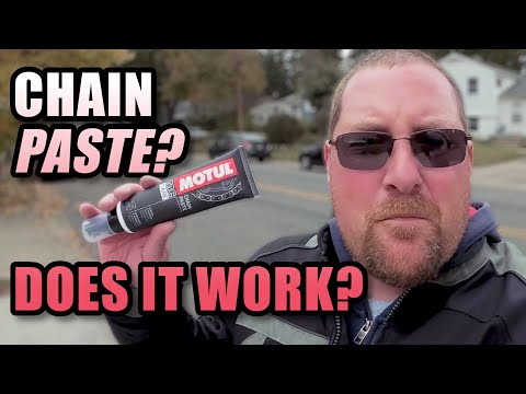 No more sling! Testing out Motul Chain Paste on my Vulcan 800 Classic Bobber