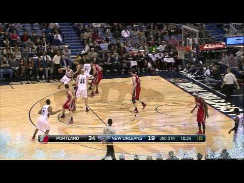 Steve Blake Highlights Blazers vs. Pelicans 12.20.2014 - 3 Points, 5 Assists