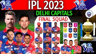 IPL 2023 - Delhi Capitals Final Squad | Delhi Capitals Full & Final Squad IPL 2023 | DC Squad 2023 |