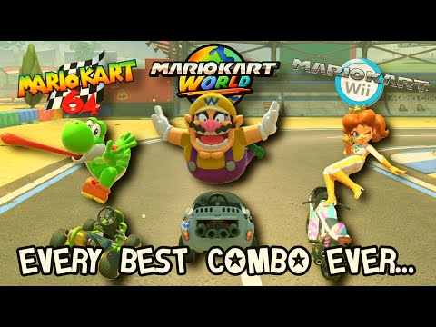 I used the Best combo from every Mario Kart game in Mario Kart World