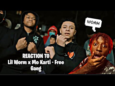 Reaction to Lil Worm x Mo Karti - FreeGang (Shot by BigApe TV)
