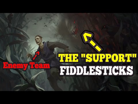 SUPPORT FIDDLESTICKS 1V9 CARRY | MY TEEMO WAS GRIEFING!!!!