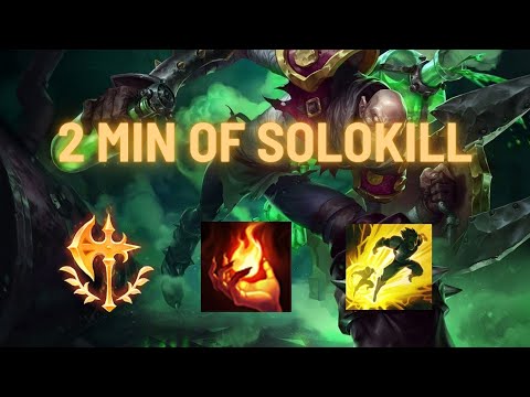 2 MINUTE OF EARLY SOLOKILL WITH SINGED | Challenger Rush #1 | Xesila Singed Montage #5