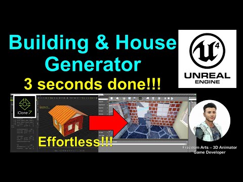 Building Blocks and House Generator - 3D Modeling - Unreal Engine 4.26 Tutorial