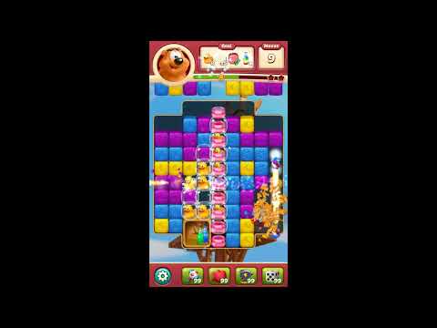 Toon Blast Level 8407 - NO BOOSTERS 🐻🐺🐱 | SKILLGAMING ✔️