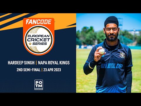 POTM: H.Singh - SLL vs NRK | Highlights | FanCode ECS Cyprus | 23 Apr 2023 | ECS23.235