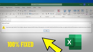 Excel cannot open the file 