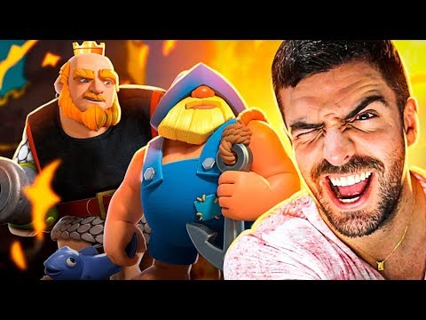USEI O MAIS NOVO DECK DE GIGANTE REAL COM PESCADOR DO CLASH ROYALE!