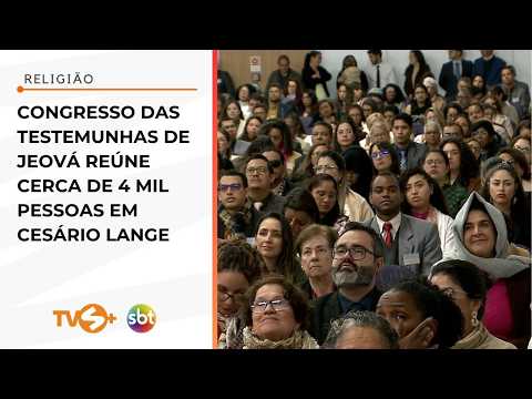 Congresso das Testemunhas de Jeová reúne cerca de 4 mil pessoas em Cesário Lange | TVS+ SBT