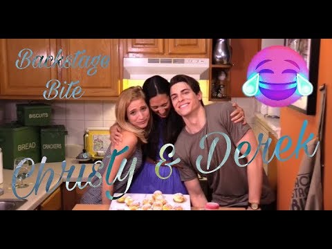 Christy Altomare & Derek Klena Funny Moments at Backstage Bite