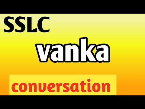 vanka || SSLC || English ||conversation || sherin class||