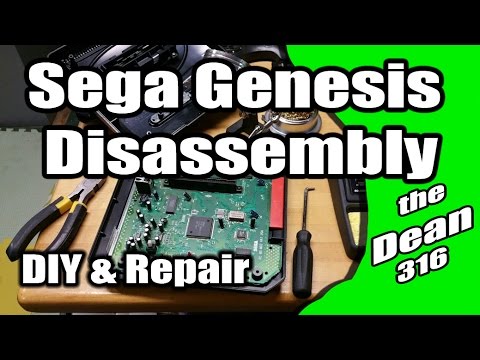 Sega Genesis Disassembly and Reassembly for Repair