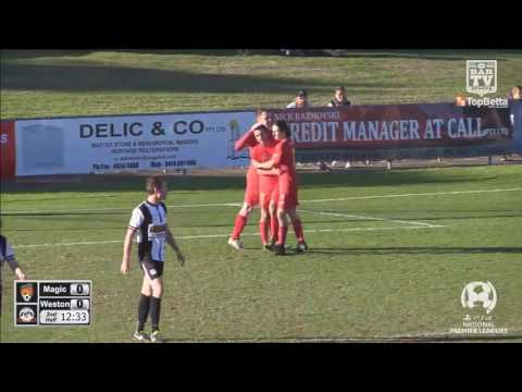 2016 NNSWF NPL Round 12 Highlights - Broadmeadow Magic v Weston Workers Bears