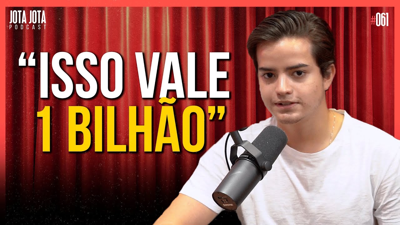 EU VOU ME TORNAR O MAIS JOVEM BILIONÁRIO | JOTA JOTA PODCAST #62