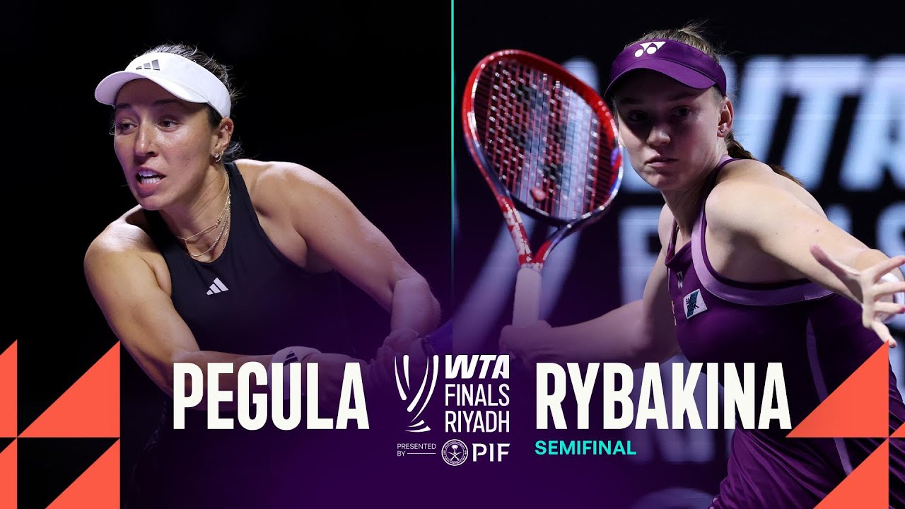 Jessica Pegula vs. Elena Rybakina | 2025 WTA Finals Semifinal
