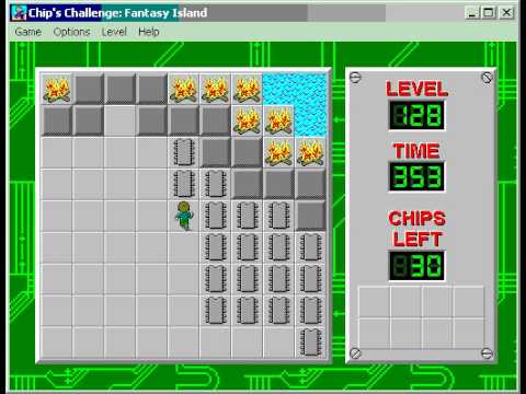 CCLP2 level 128 solution - 336 seconds