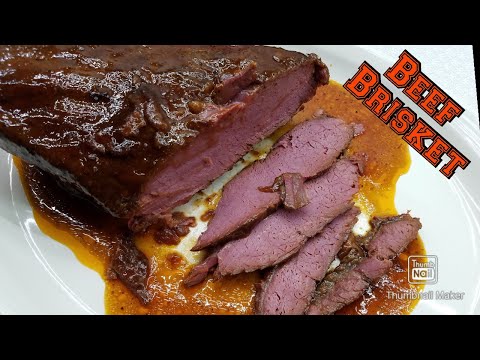 Amazing Corned Beef Brisket in slow cooker 🐮 احلى بريسكت زى المطاعم و بكل سهوله