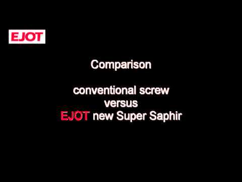 Nové skrutky EJOT Super-SAPHIR - english