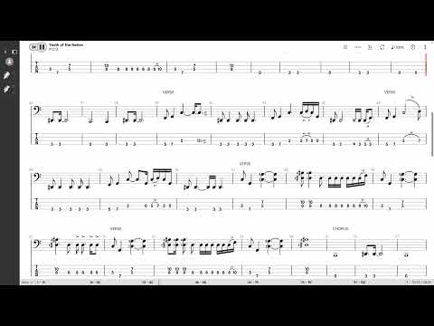 P.O.D. - Youth Of The Nation (BASS TAB PLAY ALONG)