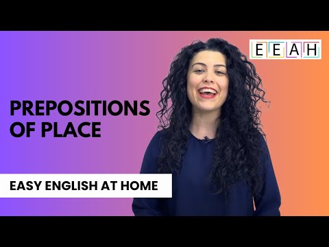 English for Beginners #29: Prepositions Of Place | Easy English at Home