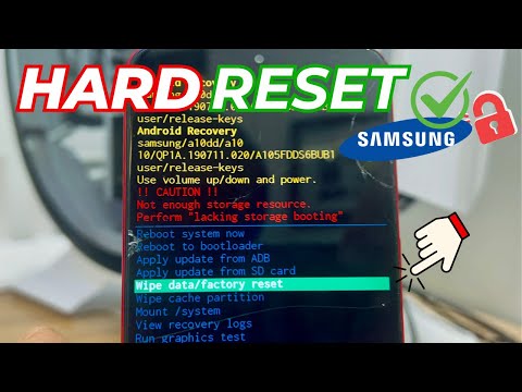 Samsung Galaxy A10 Hard Reset || Unlock Pattern 100% Working