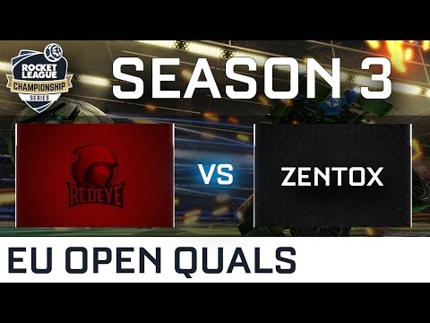 Red Eye vs Zentox EU Open Qualifiers - RLCS S3