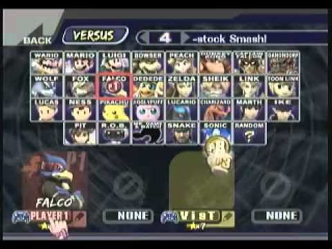 Project M Showdown II - Vist (Luigi) vs Redd (Falco, Sheik)