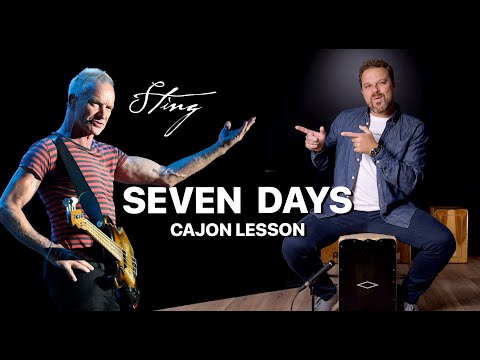 Seven Days By Sting on Cajon - Learn to play 5/4 Grooves