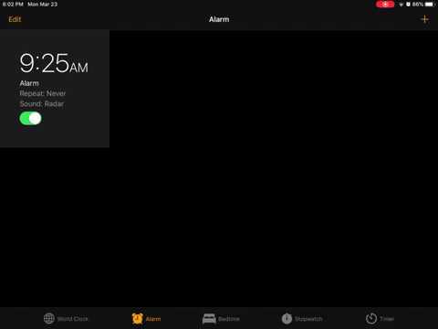 How to Set an Alarm on iPad