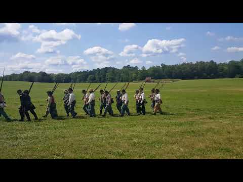 Some of the Confederate Soldiers March to Battle at Tunnel Hill 2017