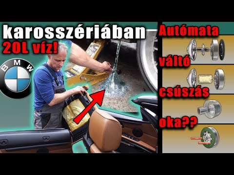 Miért csúszik az AUTOMATA VÁLTÓ?🤔 | BMW E93 325D | 20 LITER víz a karosszériában😲 | #vörösjenő #bmw