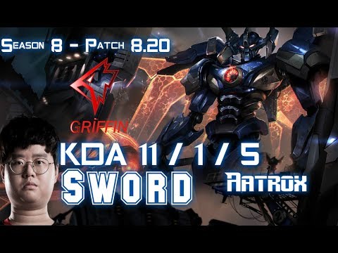 GRF Sword AATROX vs DR. MUNDO Top - Patch 8.20 KR Ranked