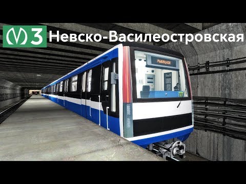 Невско-Василеостровская линия на 81-722 «Юбилейный» - Garry's Mod Metrostroi