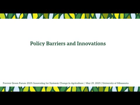8. FGF25 Policy Barriers and Closing