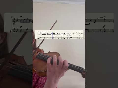 Brahms Hungarian Dance No. 5 Violin Tutorial #violin