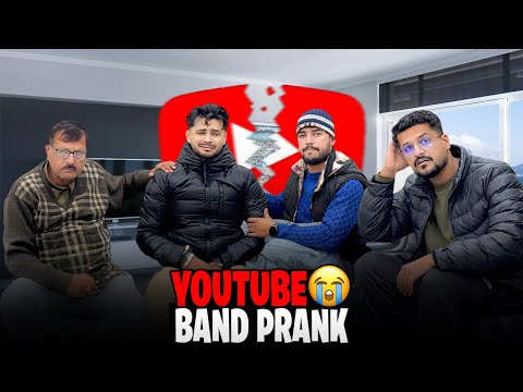 Abu Ko Laga Sab Khatam Ho Geya || Youtube Band Prank 😂😭
