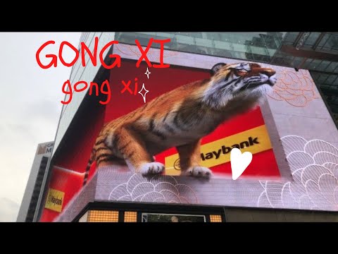 PAVILLION KL YEAR OF TIGER 3D ||  HAPPY CHINESE NEW YEAR 2022